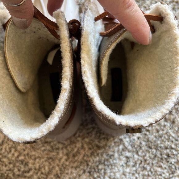 Seven7 Womens Duck Boot Tan Brown Boots 8 Medium (B,M) Slip On - Picture 8 of 8